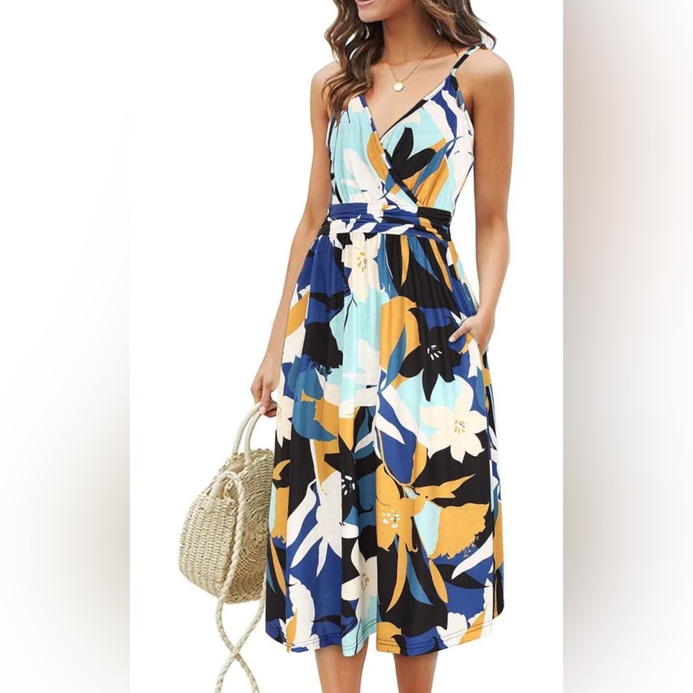 Floral Maxi Dress- brand new